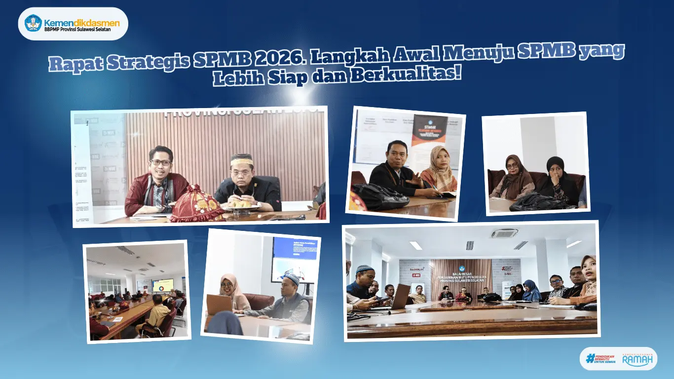 "Rapat Strategis SPMB 2026. Langkah Awal Menuju SPMB yang Lebih Siap dan Berkualitas!”