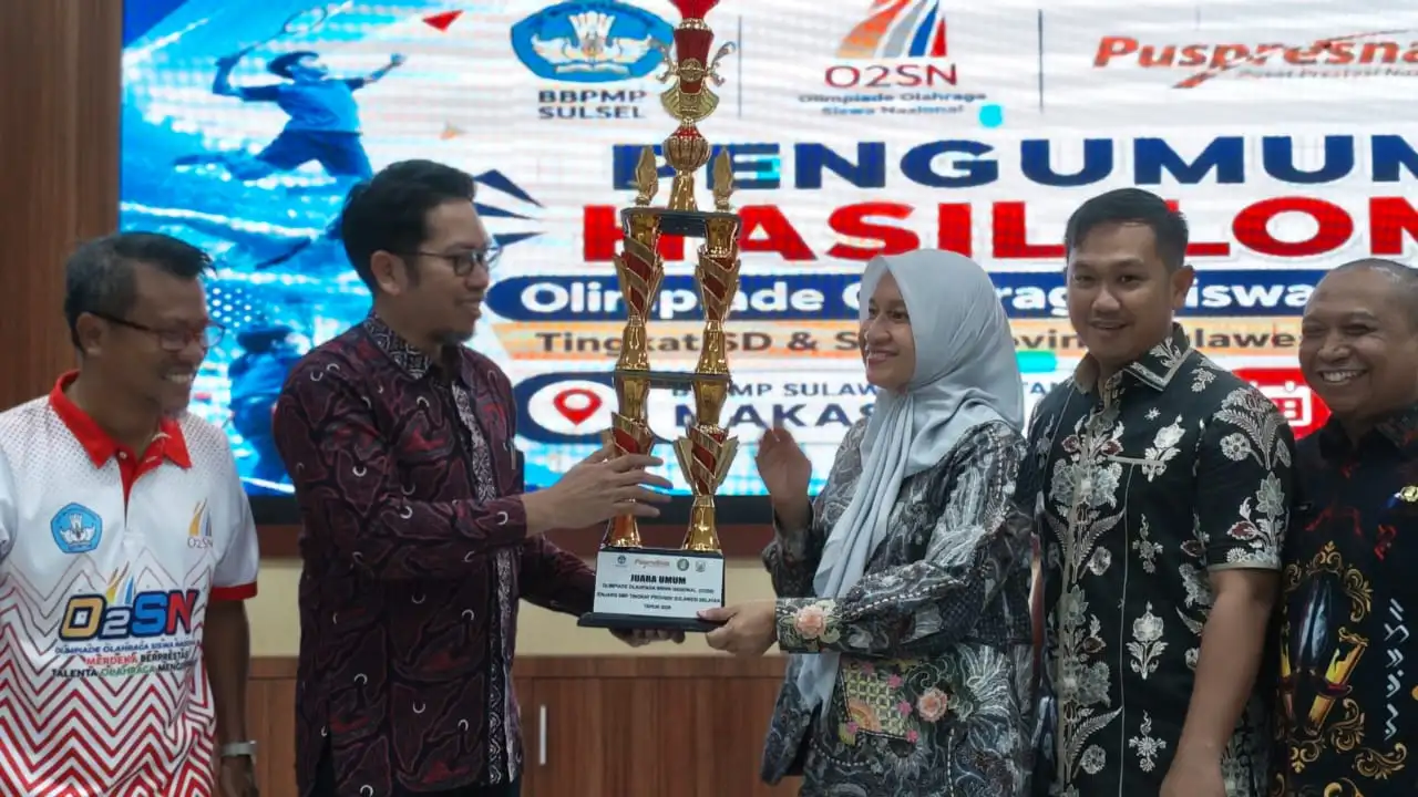 O2SN Tingkat Provinsi Sulawesi Selatan Tahun 2026 Berlangsung Sukses,  Para Juara Siap Harumkan Provinsi Sulawesi Selatan